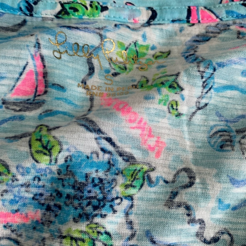 NWOT Lilly Pulitzer Etta V-Neck Top size small - Picture 3 of 6